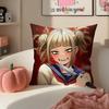 Популярная наволочка для подушки Himiko Toga My Hero Academia, короткий плюш, скрытая молния, чехол для диванной подушки