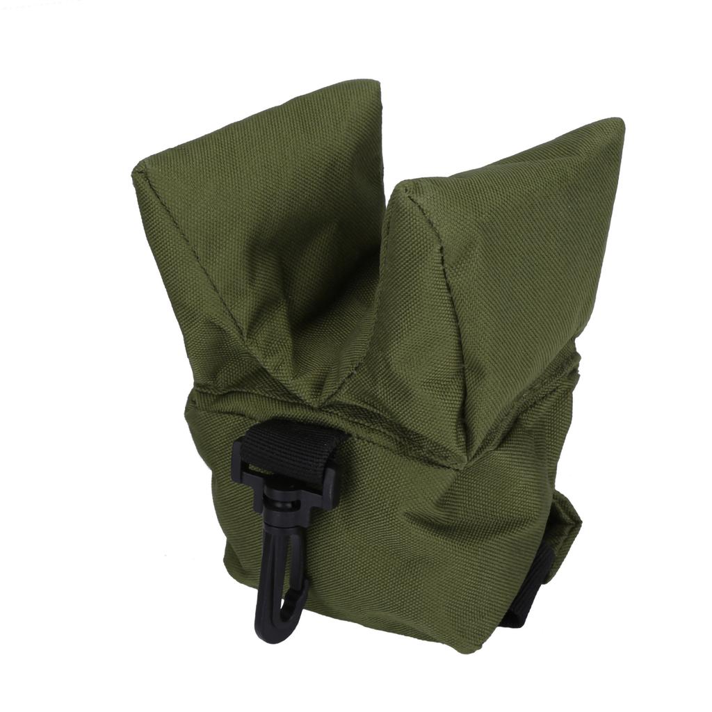 Durable Portable Shooting Front Rear Bench Rest Bags Set Rifle Target Stand for Hunting (Green)
