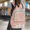 School Bag New Fresh and Sweet Candy Color Backpack Junior High School Students Light Travel Large Capacity Backpack