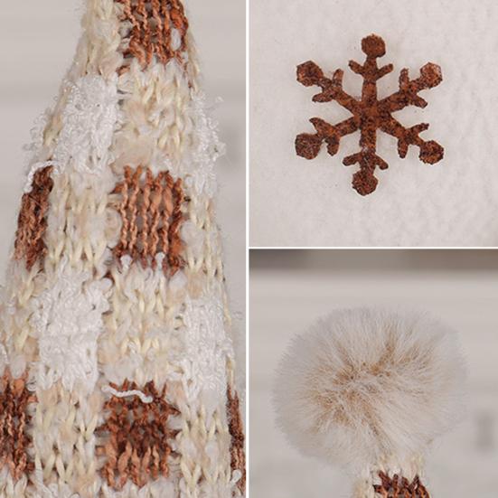 Рождественский орнамент в виде снеговика, очень мягкий, износостойкий, очаровательный внешний вид, игрушка для рождественской вечеринки, украшение для рабочего стола