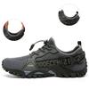Large Size Outdoor Hiking Shoes Mesh Sports Mountain Climbing Amphibious Creek Walking Shoes Flying Woven Hiking Shoes Men