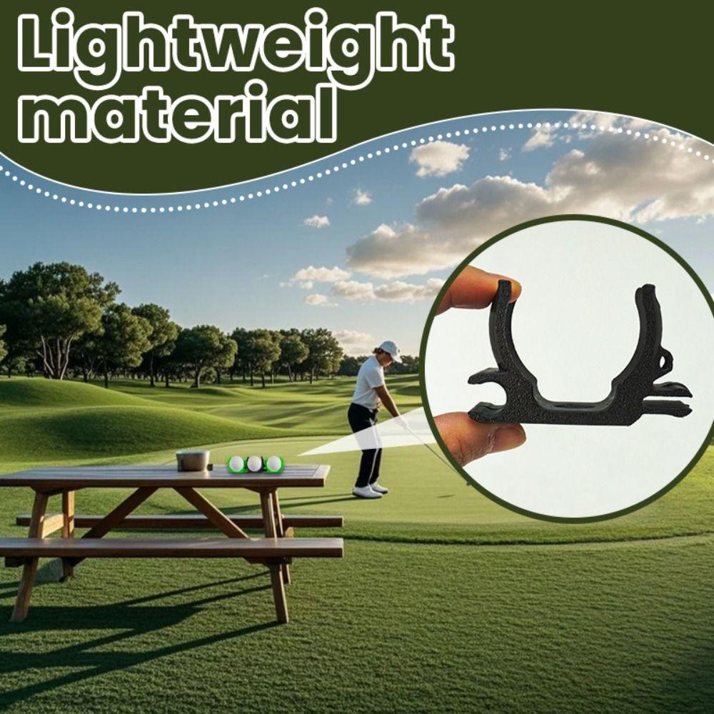 3pcs/set Three-ball Golf Ball Rack Splicable Golf Ball Organizer Golf Ball Holder  Youth