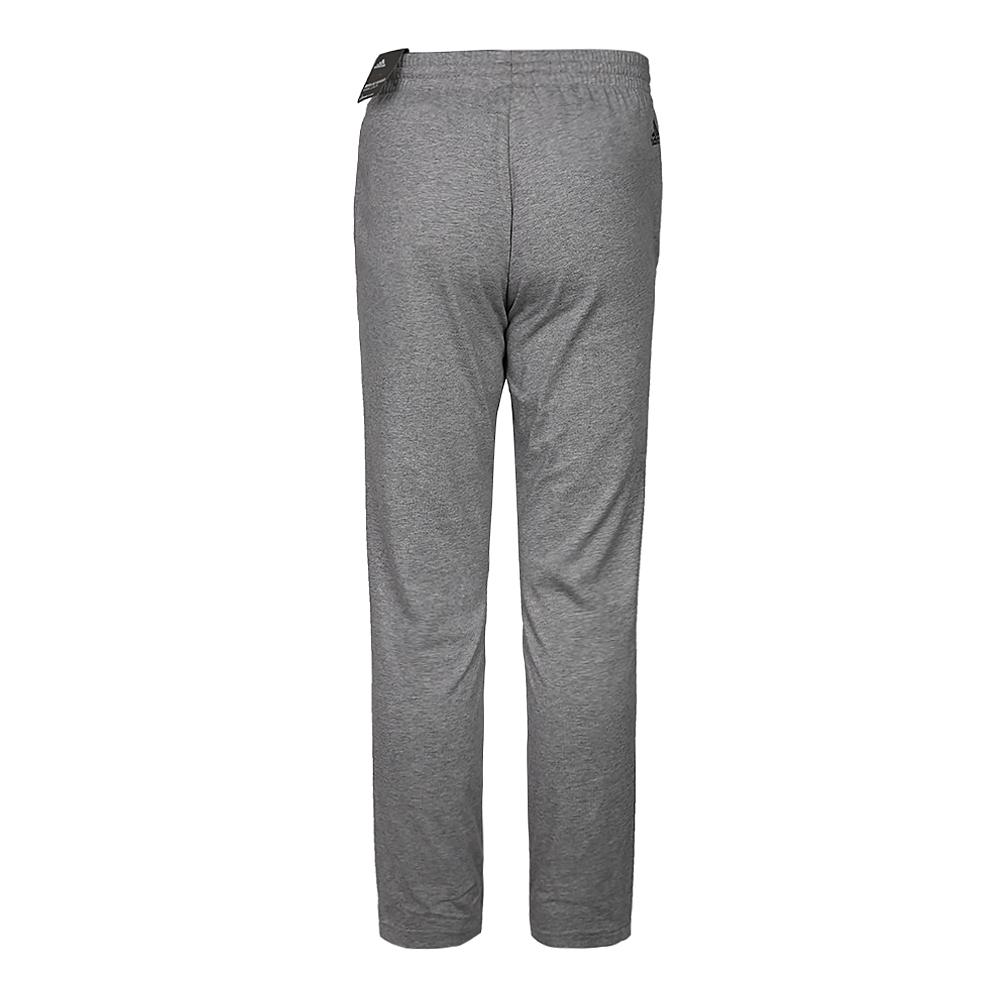 Adidas Essentials Lifestyle Series Simple Letter Elastic Knit Sports Pants Men Bottoms Gray BR4079