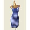 Fashion Sexy Color Matching Sling Bodycon Dress Summer Slimming Knitting Sexy Export Skirt