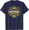 Футболка с иконкой баскетбола Michigan Wolverines Чемпионы страны 2026
