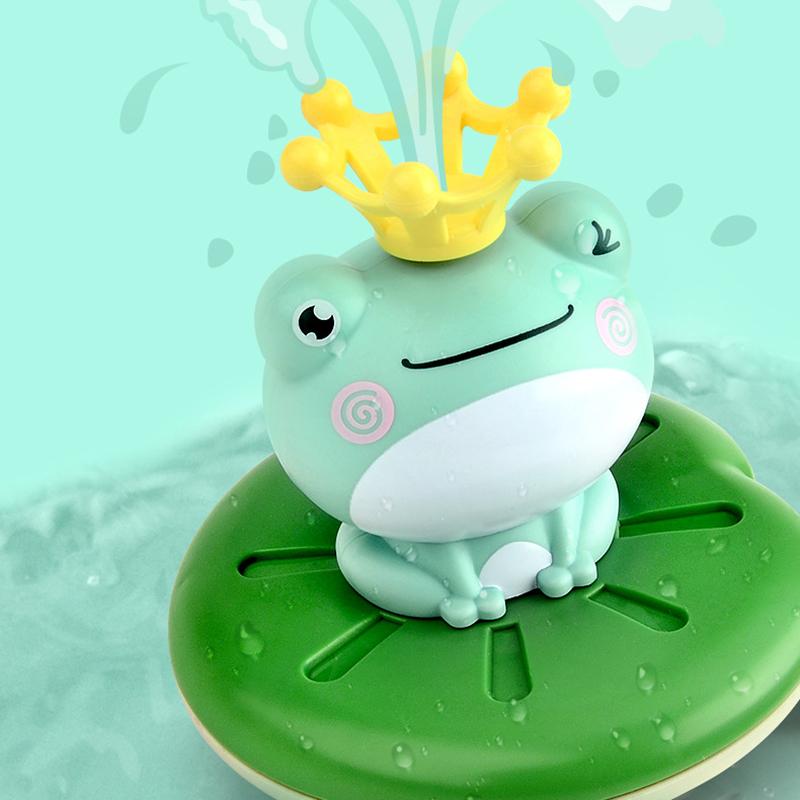 Игрушка-фонтанчик «Лягушка» для ванны, набор, милая, водонепроницаемая, электрическая, детская, для ванной комнаты, бассейна