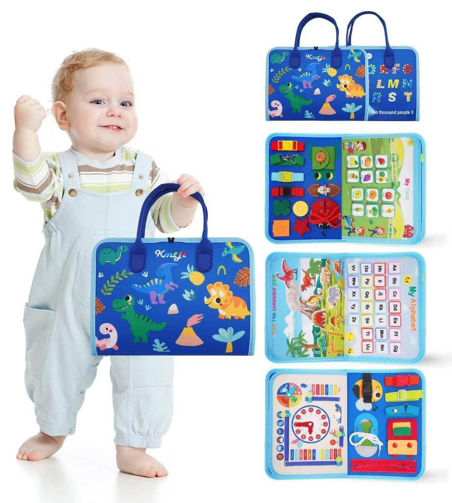 Монтессори Развивающая фетровая доска для обучения в раннем детстве: Учит одеванию и завязыванию шнурков.