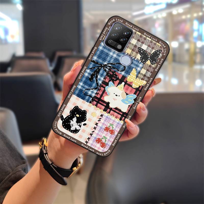 Anti-dust Silicone Phone Case For Tecno Pova/LD7 Fashion Design Cartoon Waterproof Protective Durable Back Cover Cute