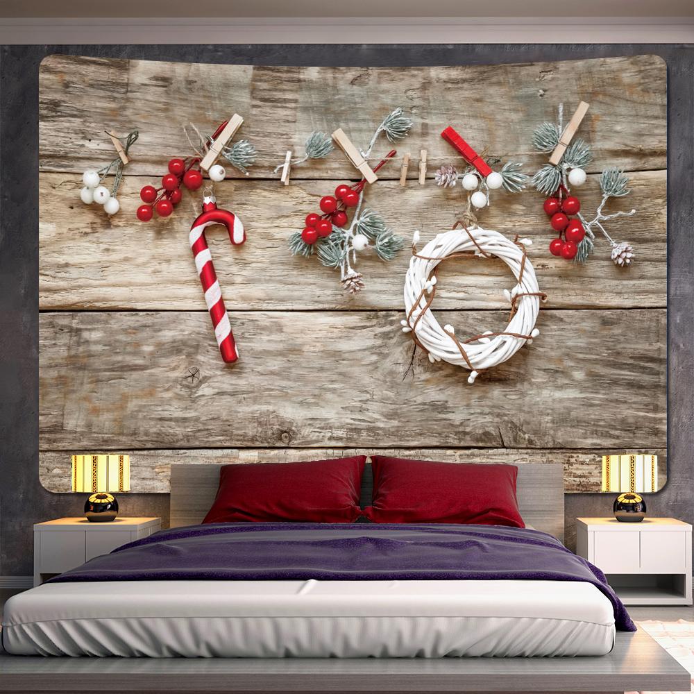 С Рождеством настенный домашний декор фон большой размер гобелен богемный дорожный матрас