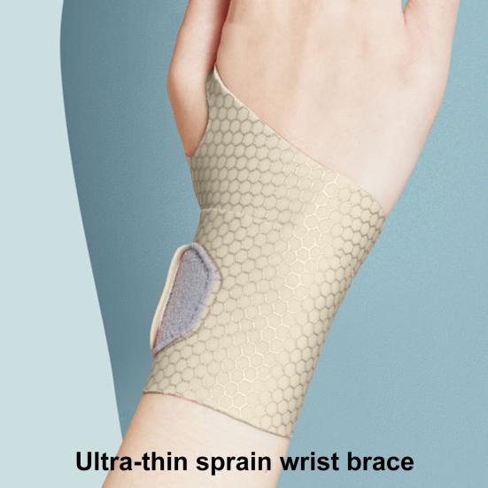 Спортивный бандаж на запястье Тонкий бандаж на запястье Регулируемый Мягкий Дышащий Регулируемый Облегчение при карпальном туннельном синдроме Легкая поддержка Поддержка Правая Левая рука