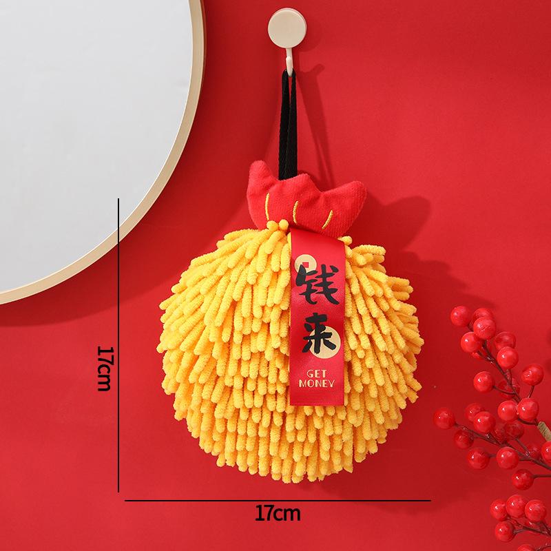 Новый год 2025 Полотенца для рук Полотенца для вытирания на Китайский Новый год Супервпитывающее полотенце для рук Принадлежности для уборки дома и кухни