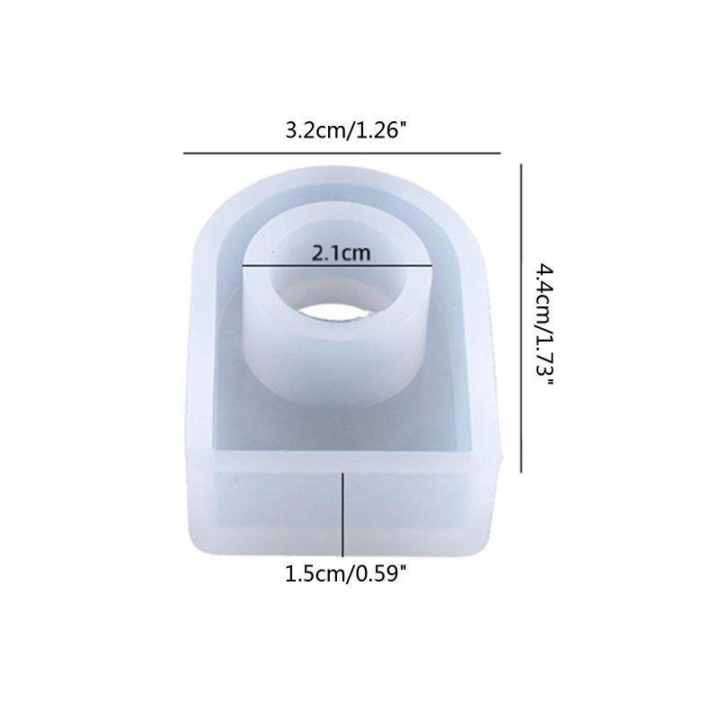 Набор форм для браслетов и колец для заливки смолой, Круглая форма для эпоксидной смолы, Силиконовая форма для браслетов и колец, Материалы для изготовления ювелирных изделий и поделок своими руками