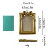 Resin Picture Frame Ornaments Mini Photo Display Holders Baroque Style Photo Frame  Living Room