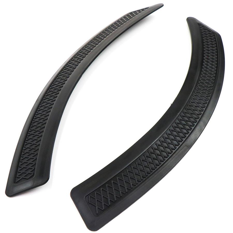 New 2PC Matte Black Car Front Fender Side Vent Cover For Mitsubishi Lancer EVO 08-15
