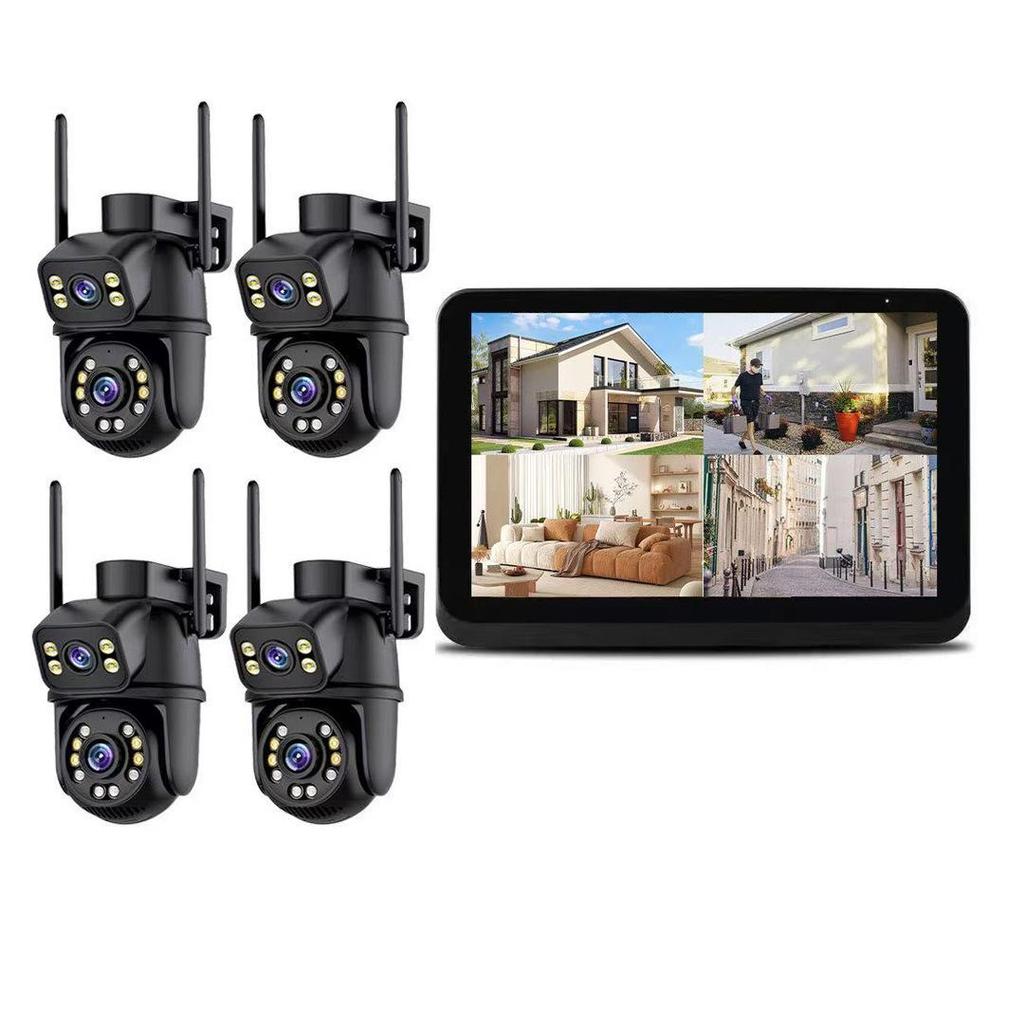 ICSEE 4-Channel NVR WiFi Camera Kit with Super See