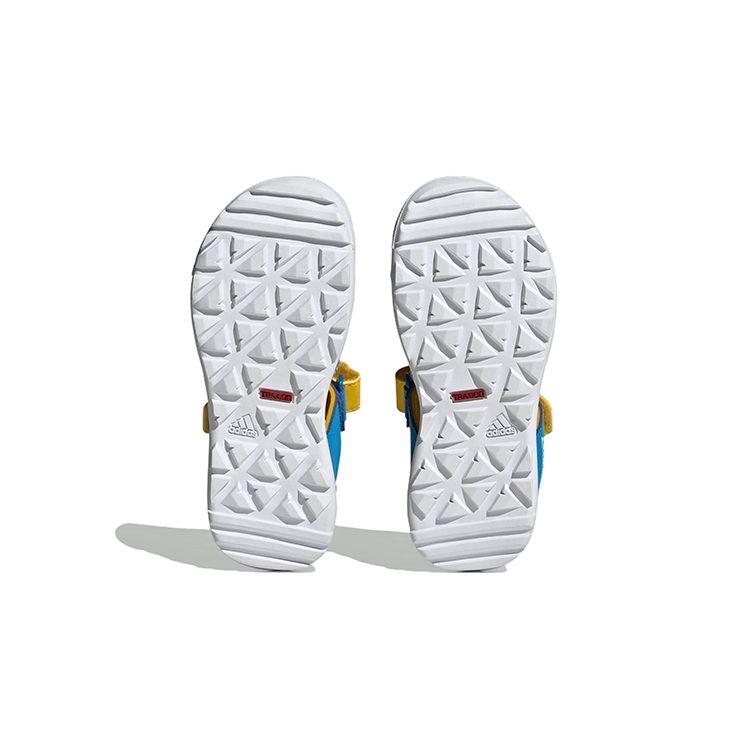LEGO x Adidas Сандалии для детей Captain Toey, нескользящие, износостойкие, сине-желтые, Детские IE4977