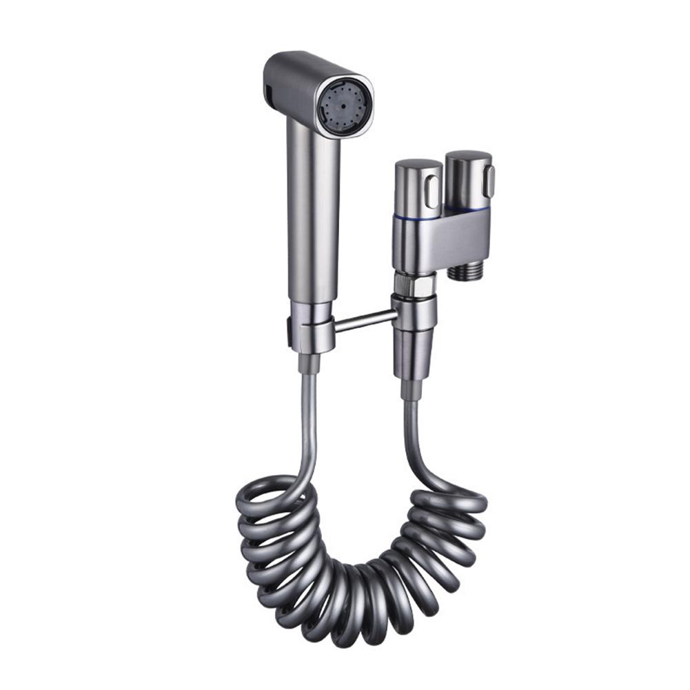 Угловой кран из нержавеющей стали, набор для биде, ручной распылитель и шланг для ванной, для домашних животных, для ребенка и для мытья пола