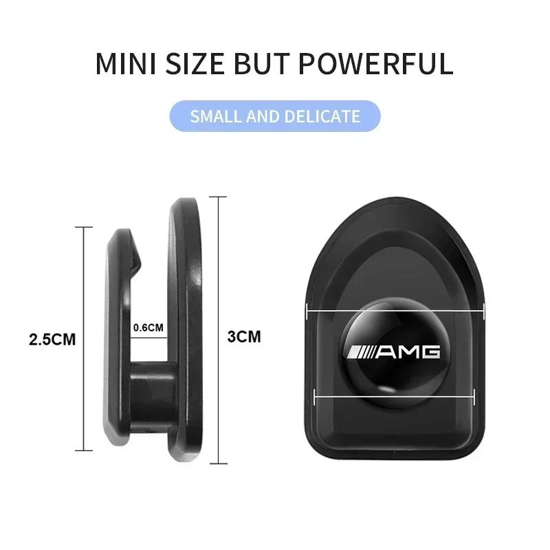 Mini Car Hooks Interior Storage Holder For Mercedes Benz AMG GLC GLB GLE CLA W206 W204 W205 W212 W213 W169 Auto Accessories BA3