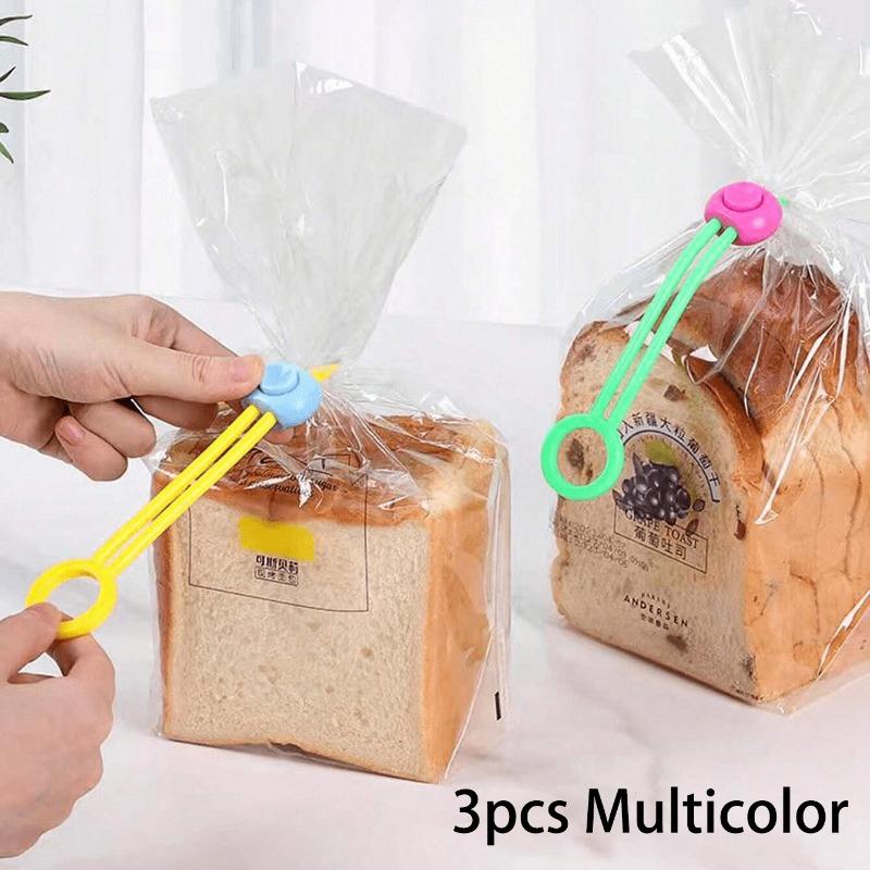 Colorful Snack Sealing Strings Multi-functional Food Preservation Ties with Creative Clips for Convenient Carrying and Easy Use