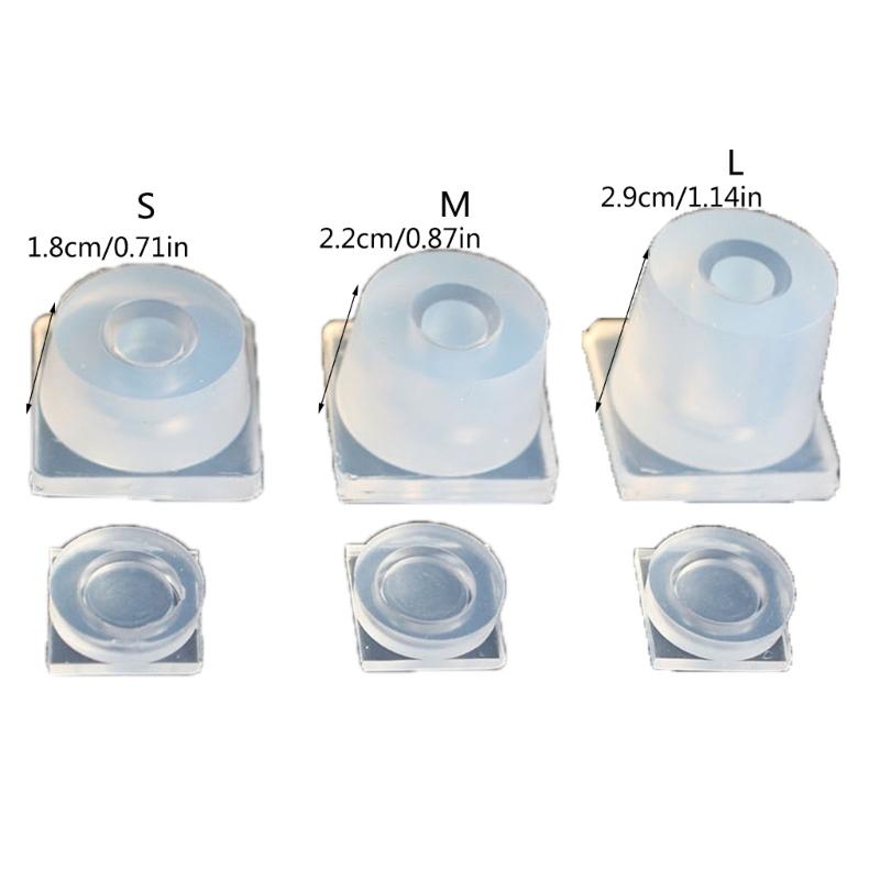 Набор 3D форм для банок с крышкой, маленькая цилиндрическая бутылка, силиконовая форма для изготовления ювелирных изделий, инструмент для литья смолы