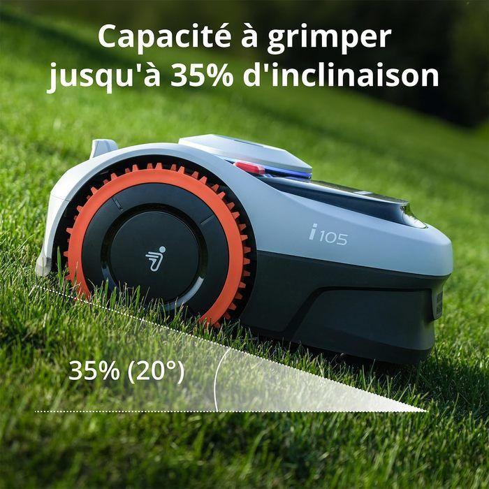 Roues hors route - Navimow - i105E, i108E - Capacité 35% - Résistance au glissement - Installation facile