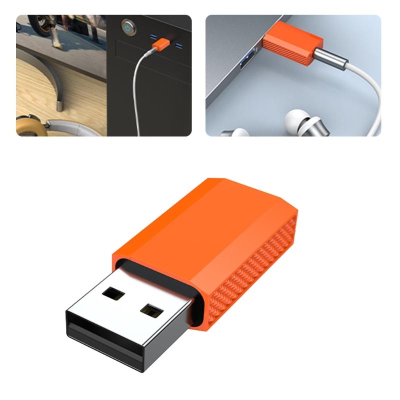 Не требует драйверов USB A на 3,5 мм мама Адаптер-конвертер стереозвука Пластиковая текстура для компьютерных устройств