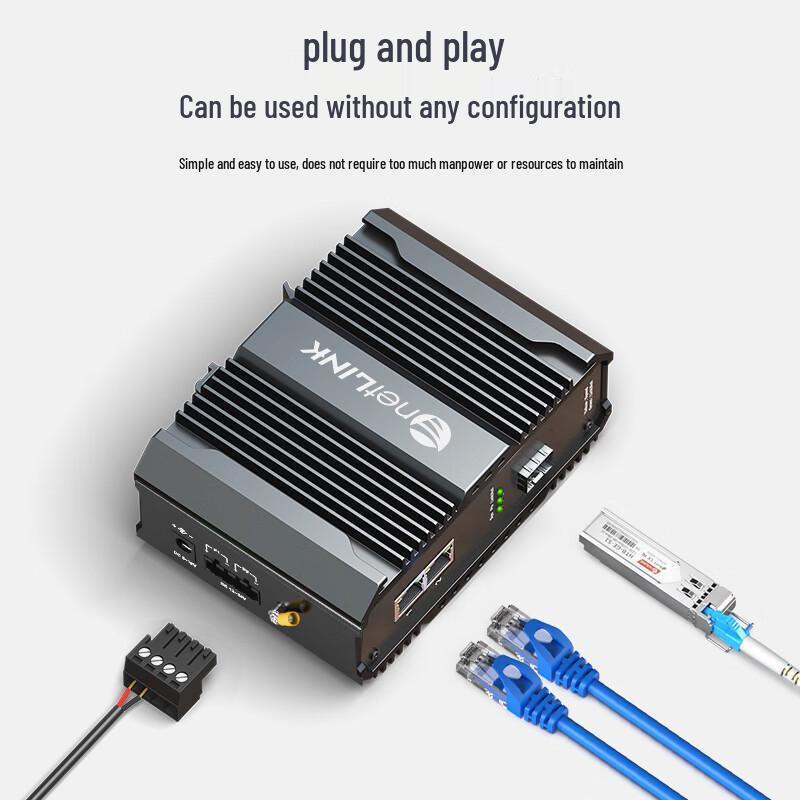 netLINK HTB-6000 Industrial 100M Fiber Optic Ethernet Switch