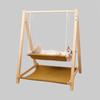 Dual-Layer Pet Hammock Light Luxury Cat Swing Four Season Universal Cats Nest Comfortably Stable Cats Bed Small Pets Rest Area