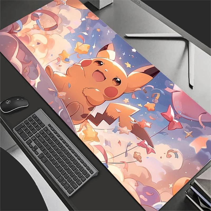 Anime Gaming Speed Mouse Pad Gamer Large Mouse Mat Keyboard Mousepad Esports Players PPokemons PPikachus Computer Desk Mat