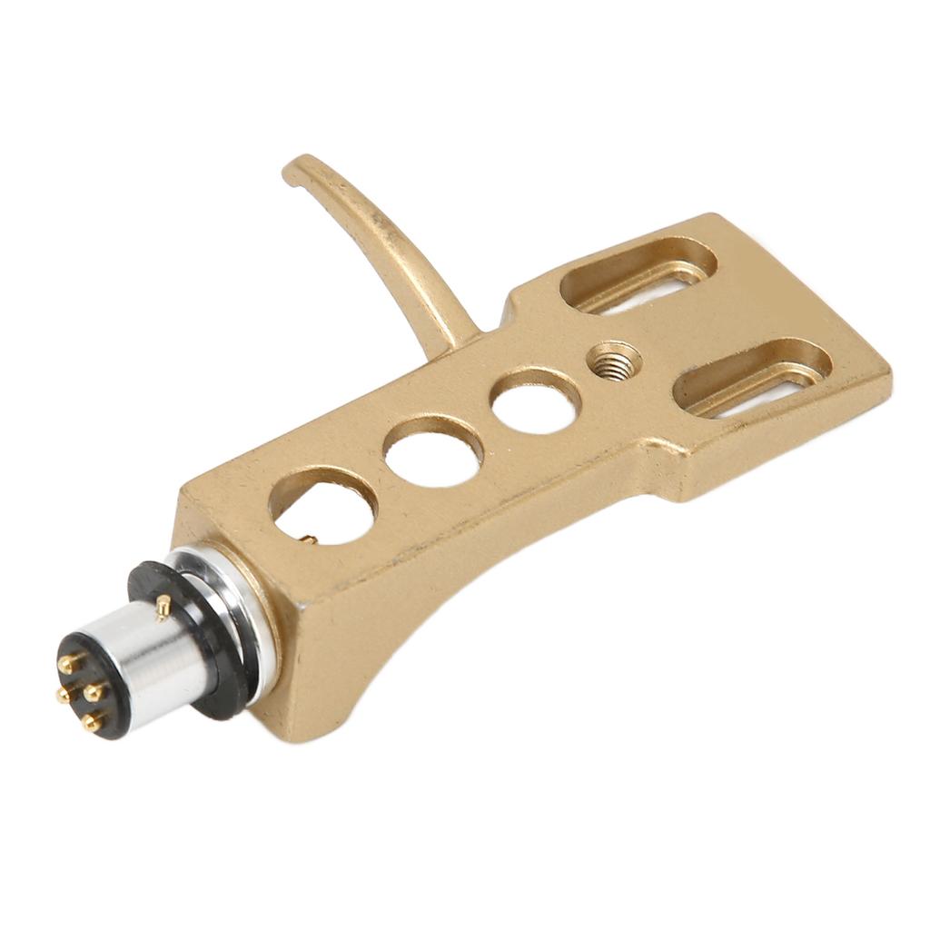 Vinyl Stylus Holder Aluminium Alloy Vinyl Record Phonograph Cartridge Holder with 4 Connection