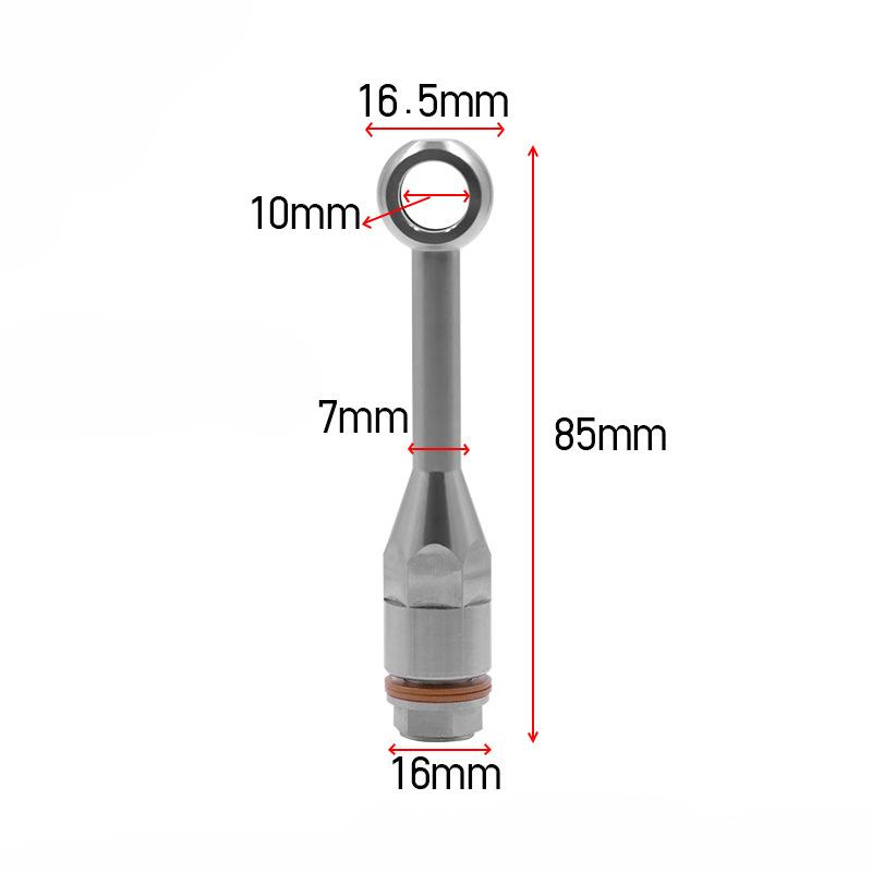 Universal CNC 304 Stainless Steel M10 Brake Hose Extension Tubing Stainless Steel Brake Line Extension Fitting Spare Accessories
