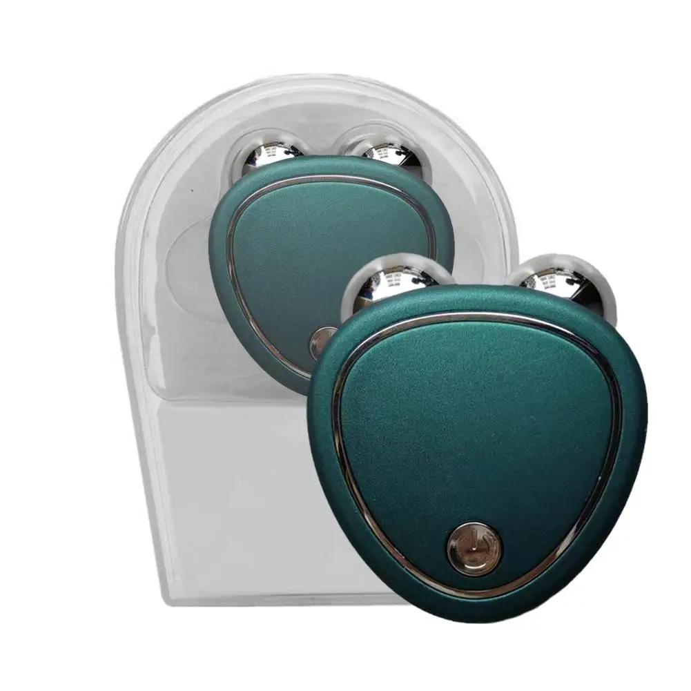 Микротоковая косметическая машина Мини USB Портативные ролики Укрепляющий массажер для лица Деликатный контур для похудения EMS Лифтинг-массажер для лица C0N0