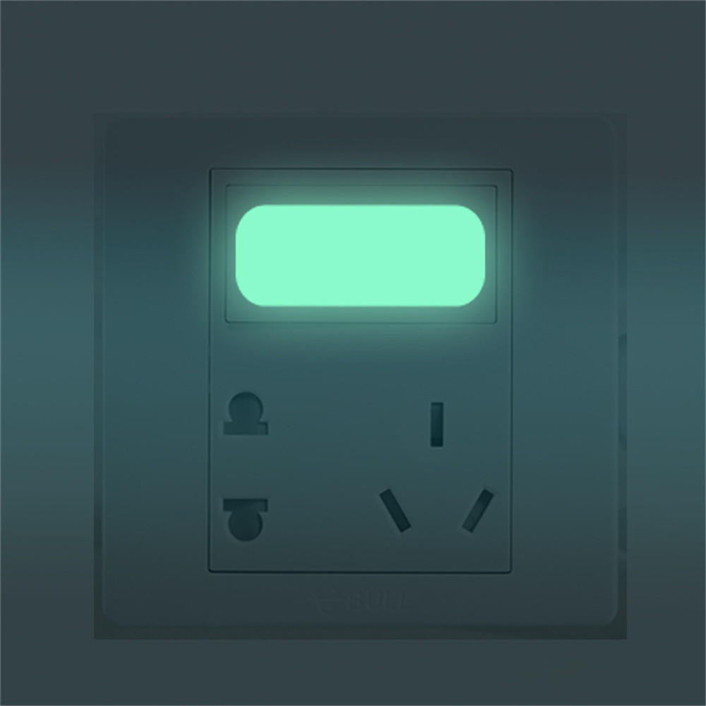 Recycle Decorative Waterproof Bedroom Decor Home Vinyl Button Decal Luminous Switch Stickers