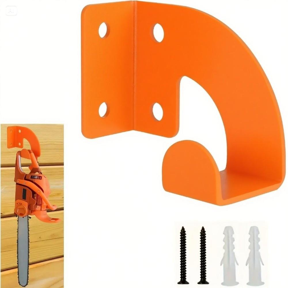 Стойка для бензопилы Подвеска для бензопилы Настенный крюк для хранения Новый Прочный Грузоподъемный Стойка для бензопилы