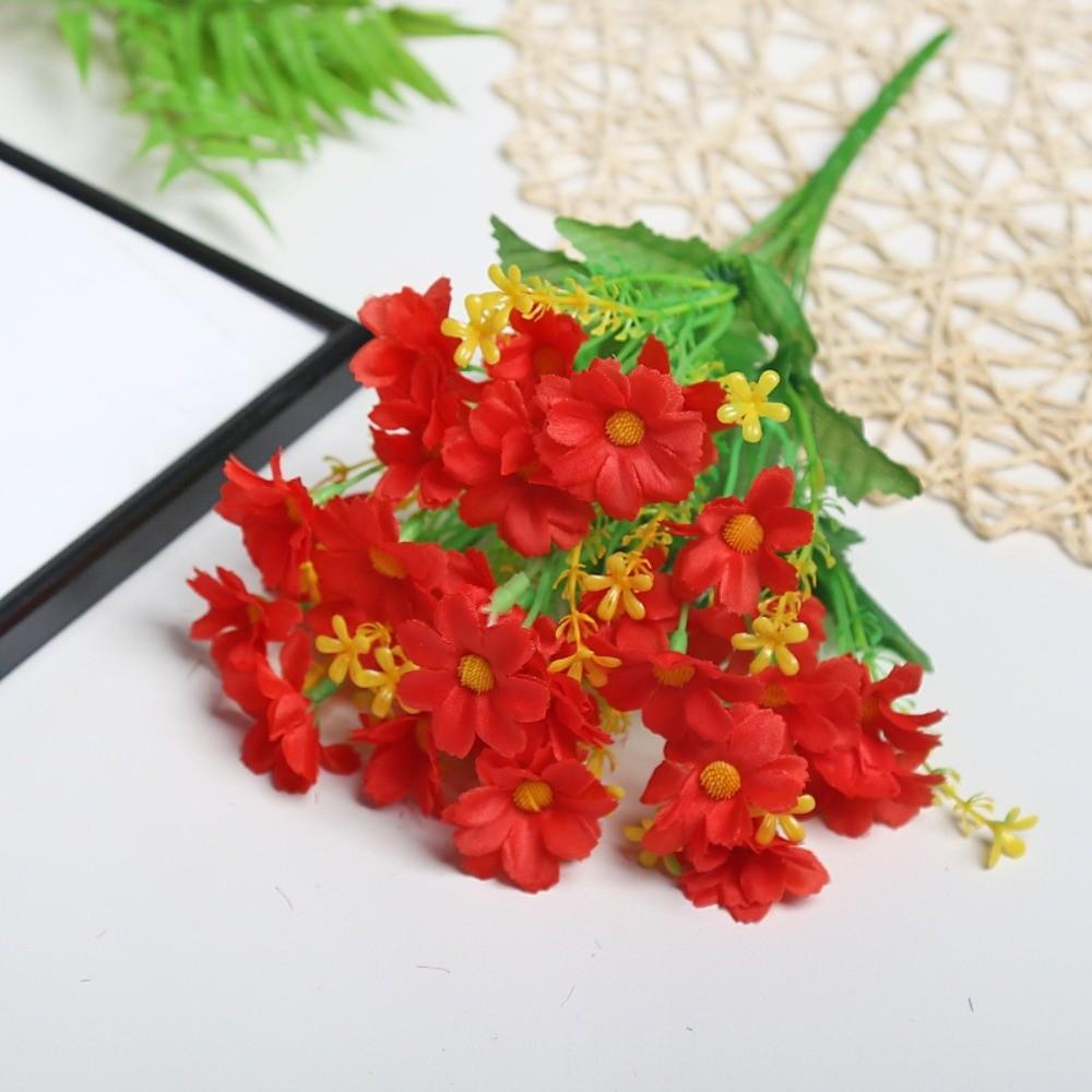 Пластиковые Искусственные Ромашки DIY Поддельные Ромашки Новые Симуляционные Цветы Реквизит для Фотосъемки
