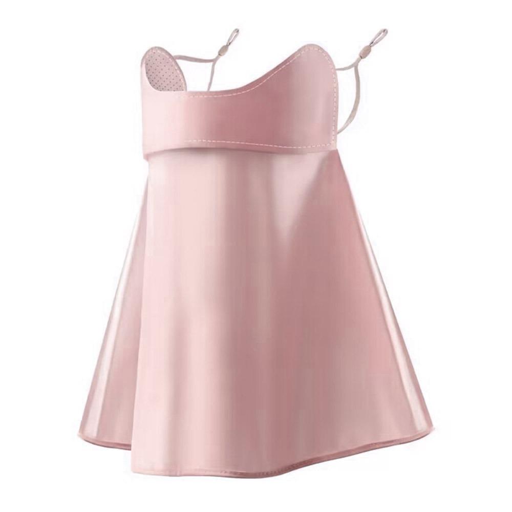 Anti UV Ice Silk Face Cover UPF 50+ Neck Wrap Cover Thin Face Sunscreen Veil for Male Female