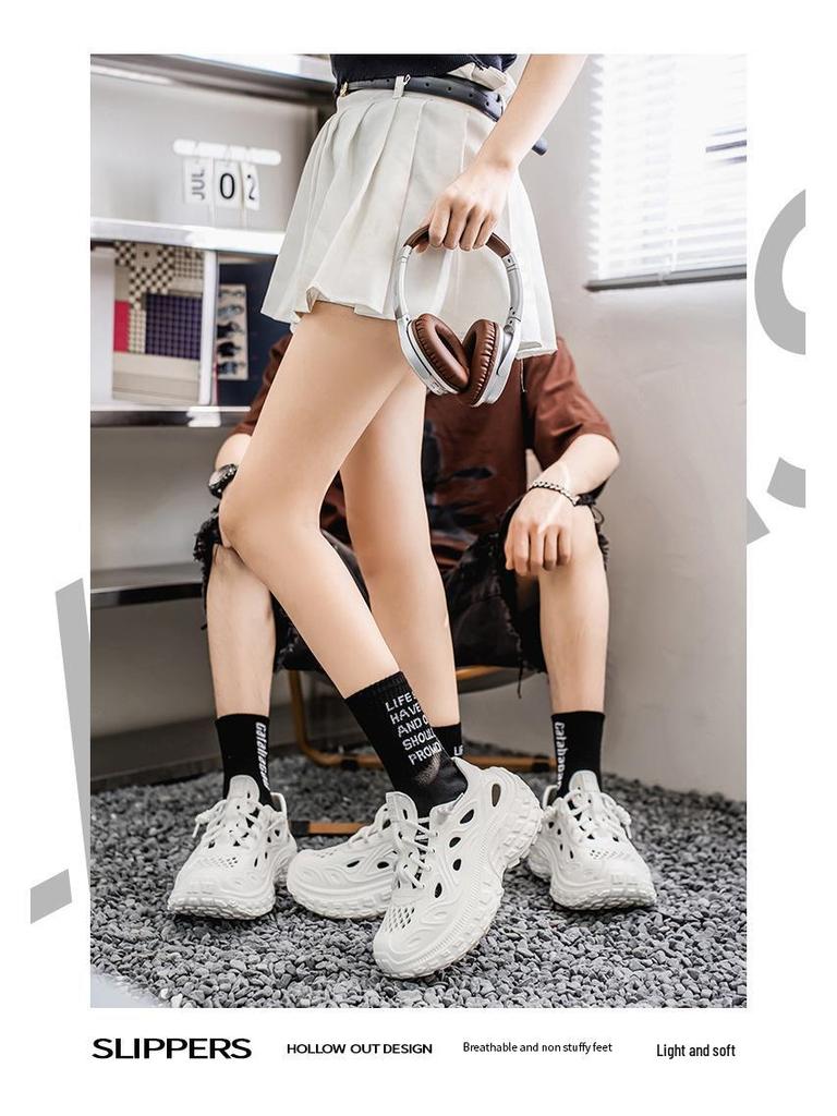 Men's Summer Outdoor Thick-Soled Non-Slip Heel-Covering Sandals with Unique Cushioning Feel