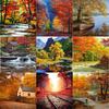 Full 5D Diamond Painting Autumn House DIY Diamond Embroidery Diamond Mosaic Cross Stitch Kits Home Decor Gift