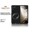 Роскошный чехол из углеродного волокна для Samsung Galaxy Z Fold 5 4 3 Чехол Magsafe с имитацией текстуры, пластиковое кольцо, магнитная жесткая обложка с беспроводной зарядкой