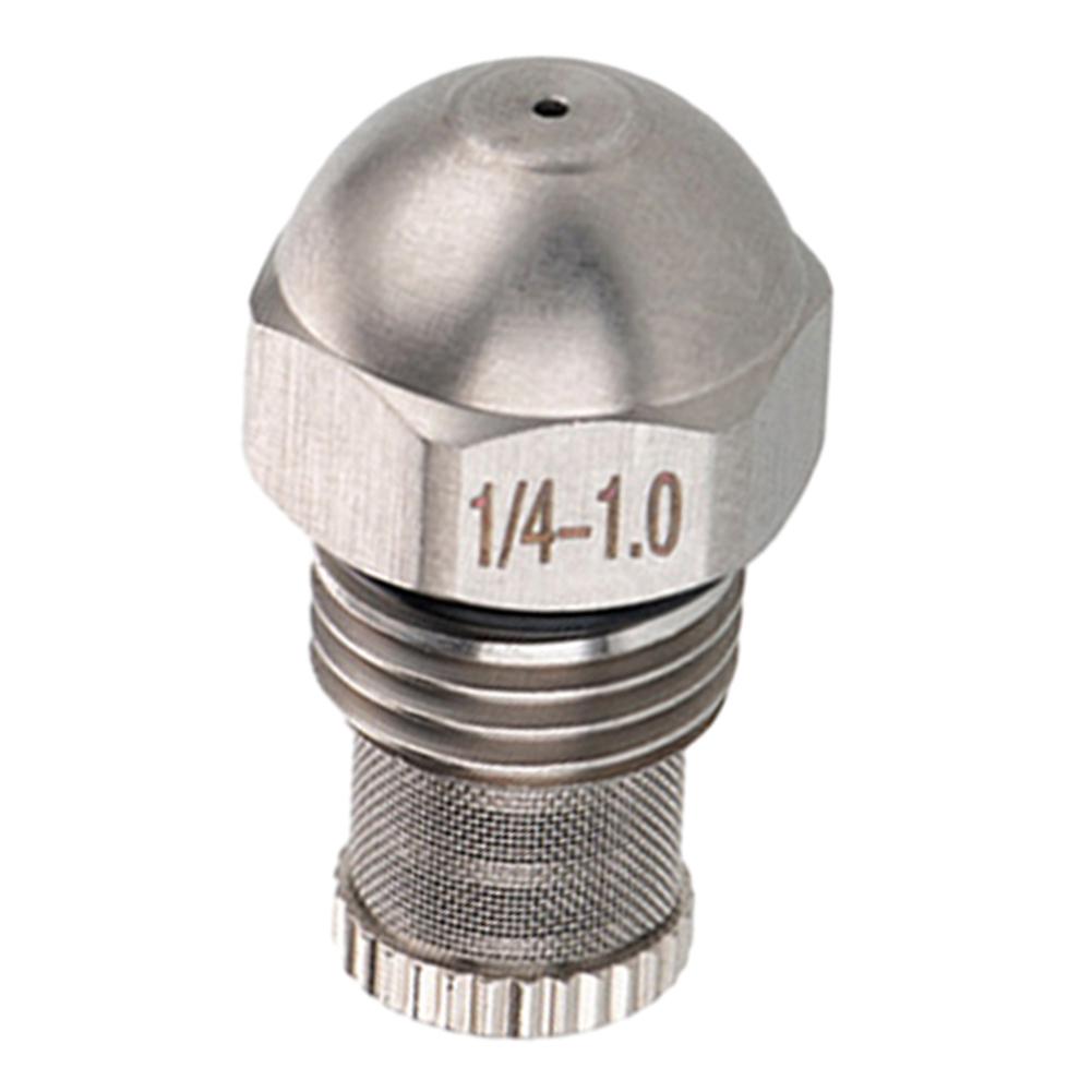 1/4BSPT распылительная форсунка с диаметром отверстия 0,3-1,5 мм для увлажнения, охлаждения, испытания на туман, нержавеющая сталь, мелкодисперсный распылитель