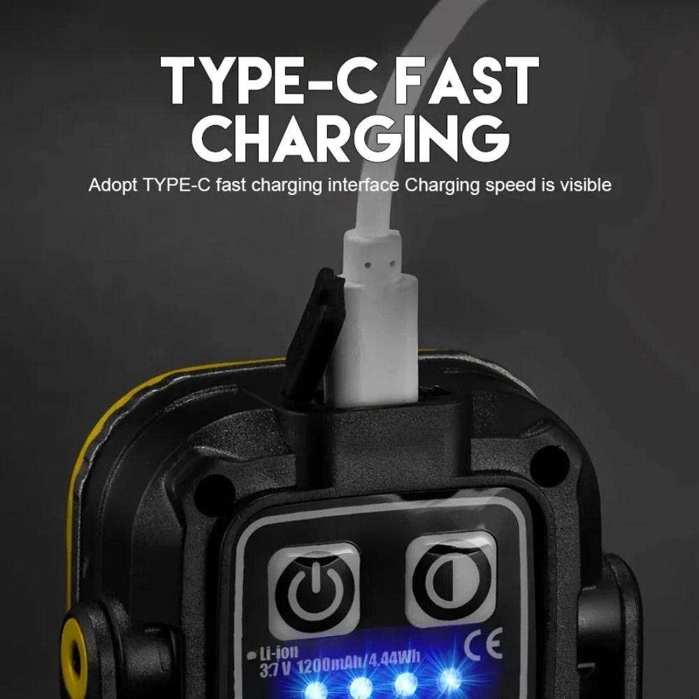 Super Bright Camping Led Work Light Portable Compact Mini Camping Light Cordless USB Rechargeable Outdoor Emergency Lantern