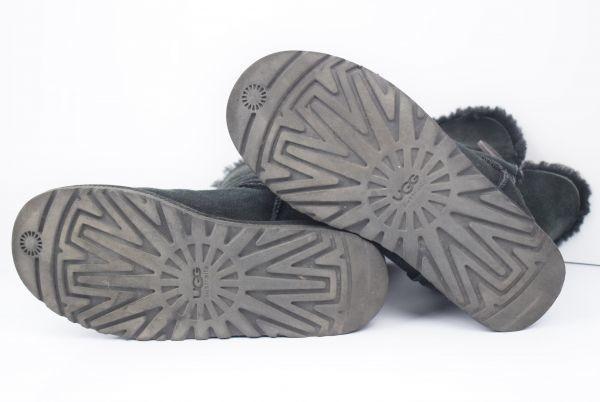 Угги Мутон Черные 23.0 Bailey Button Short Овчина(ИСПОЛЬЗОВАЛ)