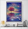 Diamond embroidery cross stitch full diamond mosaic tree shadow DIY diamond painting
