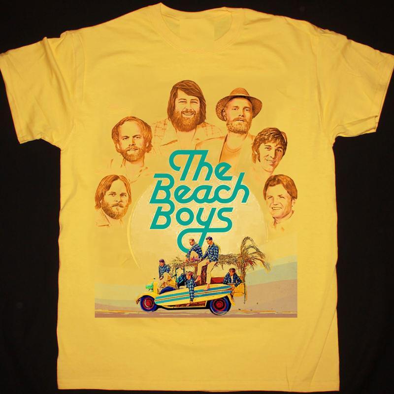 НОВИНКА The Beach Boys 2024 Желтая Футболка Унисекс Подарочная Все Размеры