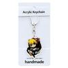 Attack on Titan Acrylic Keychain Pendant, Mikasa Levi Erwin Eren Anime Bag Ornament