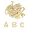 Wooden Alphabet - CTOP - 26 Letters - 3-4 Cm - Thickness 0.2 Cm