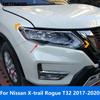 Для Nissan X-trail X trail Rogue T32 2017 2018 Хромированная накладка на переднюю фару Защитная накладка на фару Аксессуары