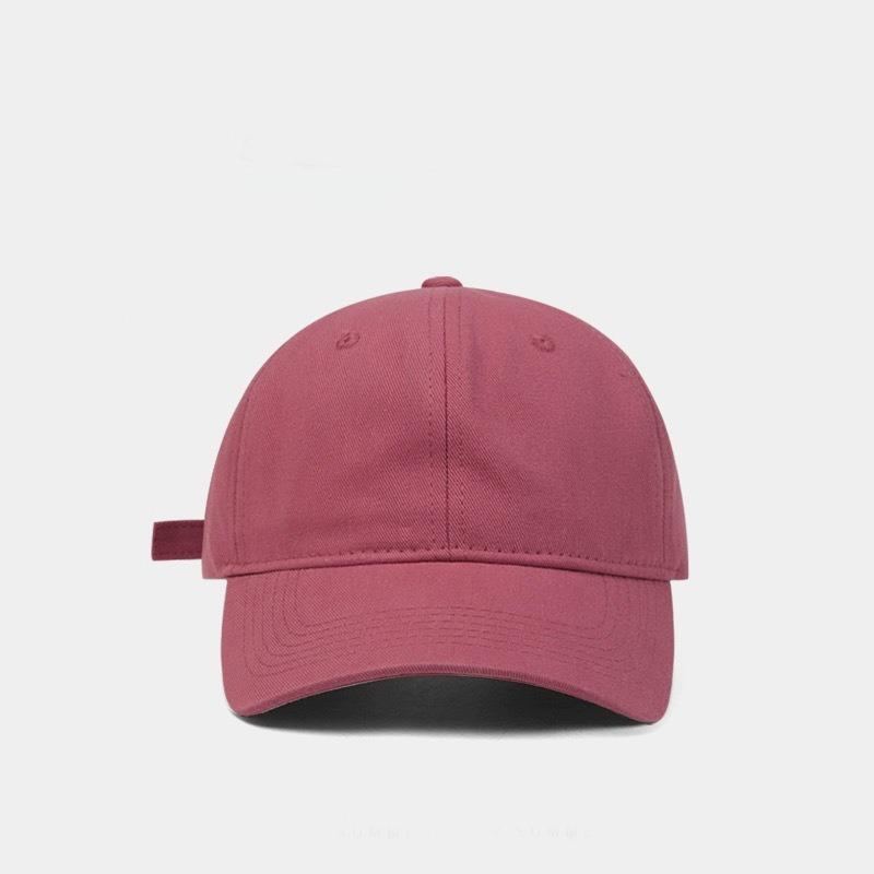 Hat Female Simple Solid Color Casual Versatile Soft Top Baseball Cap Couple Baseball Cap Male Face Small Cap