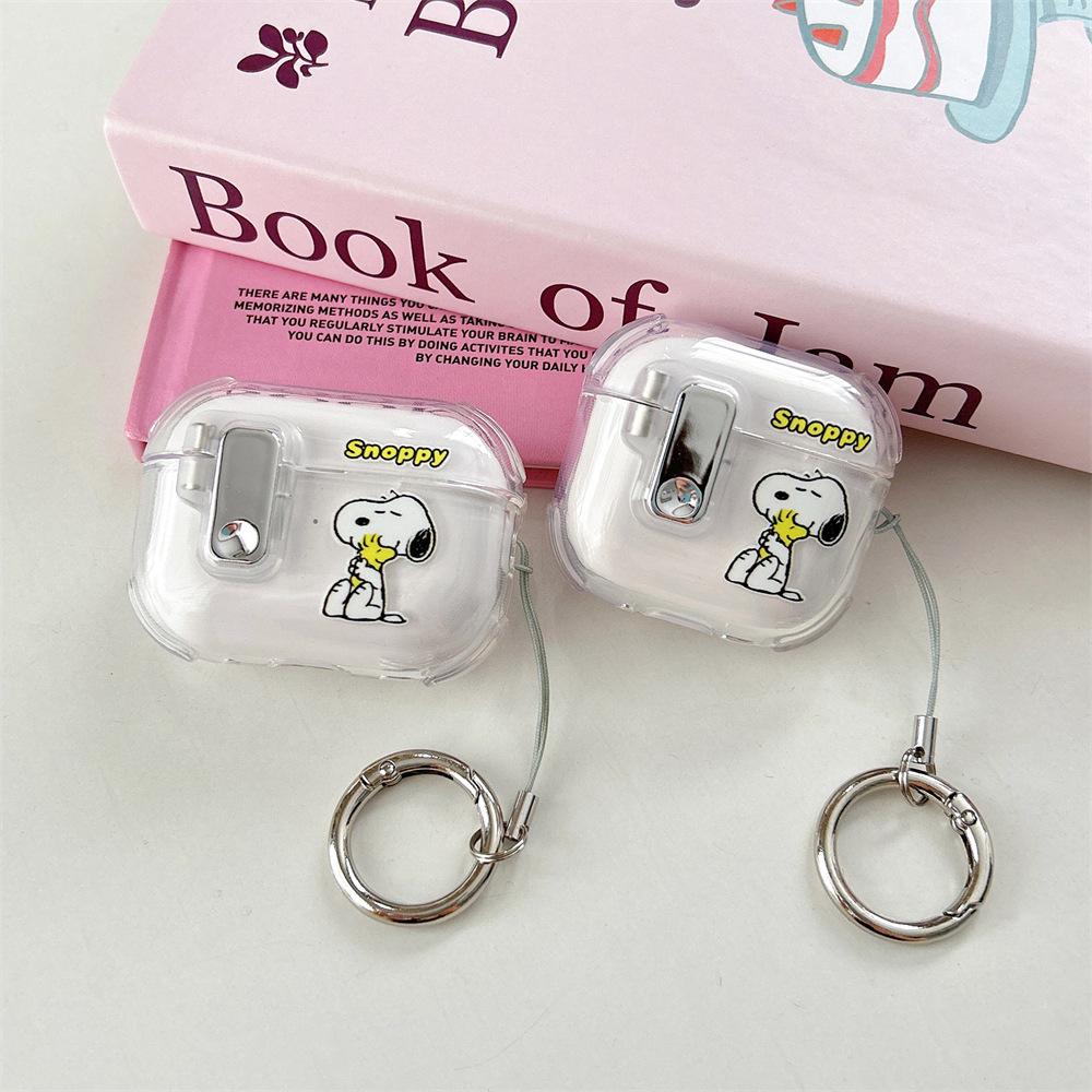 Cute Snoopy for AirPods pro1 generation protective case transparent 1st generation pro1 apple bluetooth headset case