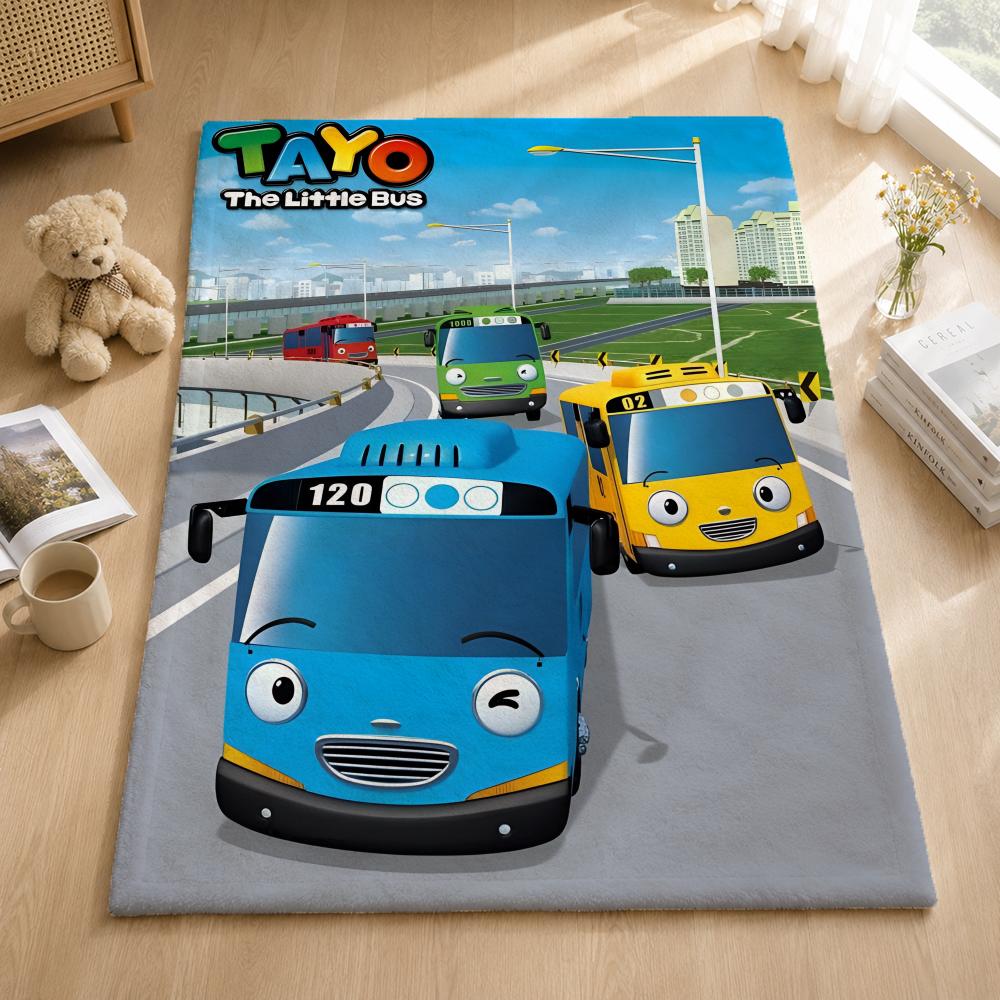 Animation T-TAYOTAYO Throw Blankets Soft Warm Flannel Blanket Bedding for Bed Living room Home Sofa